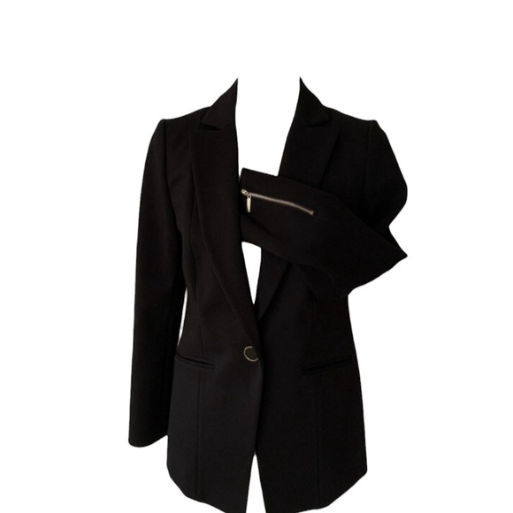 Chico’s Black Ponte Blazer NWT - Picture 6 of 8